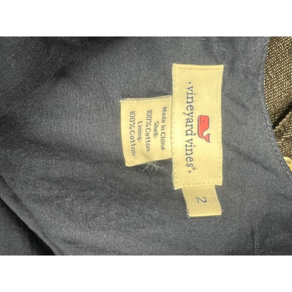 Sleeveless Dress Fit and Flare Casual Dress Navy Size 2 woman's Vineyard Vines - Picture 5 of 5